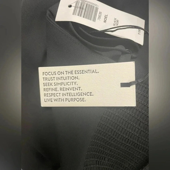 Babaton Black Spaghetti Strap MIDI Dress Size 2 - Picture 15 of 15